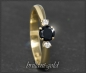 Preview: Brillant Ring 0,49ct; Solitär 0,42ct, 585 Gelbgold